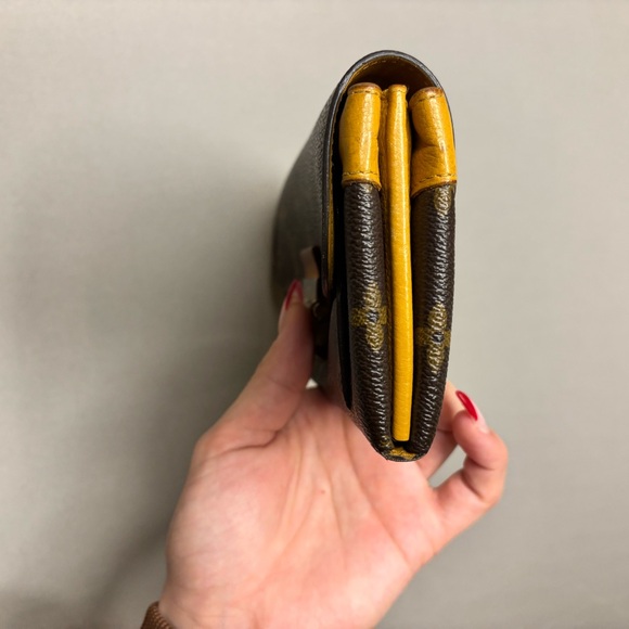 Louis Vuitton Brown and Gold Monogram Wallet - Picture 6 of 16